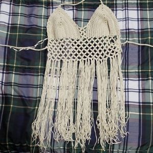 🔥Crochet Backless Halter Top🌅